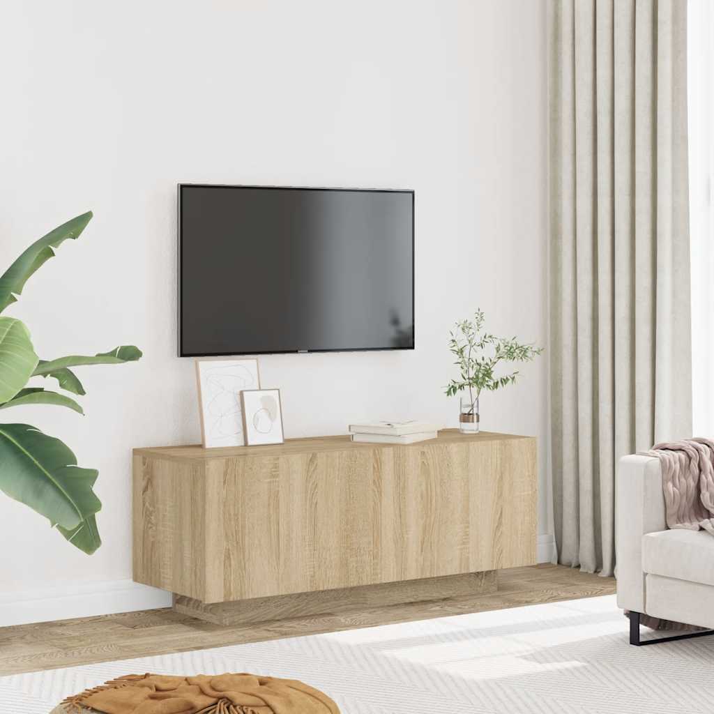 TV ormarić boja hrasta sonome 100x35x40 cm konstruirano drvo