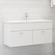 Ormarić za umivaonik bijeli 100x38,5x46 cm konstruirano drvo