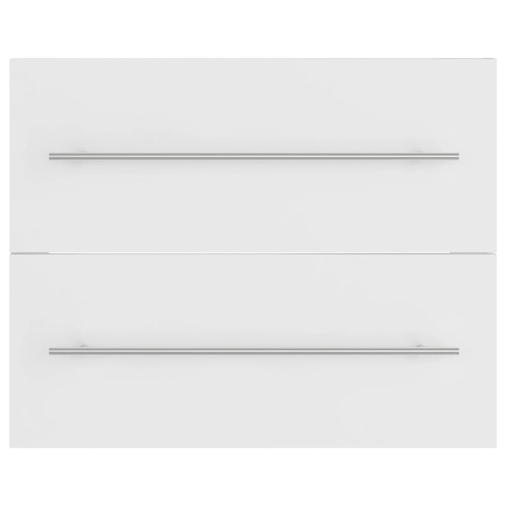 Ormarić za umivaonik bijeli 60 x 38,5 x 48 cm konstruirano drvo