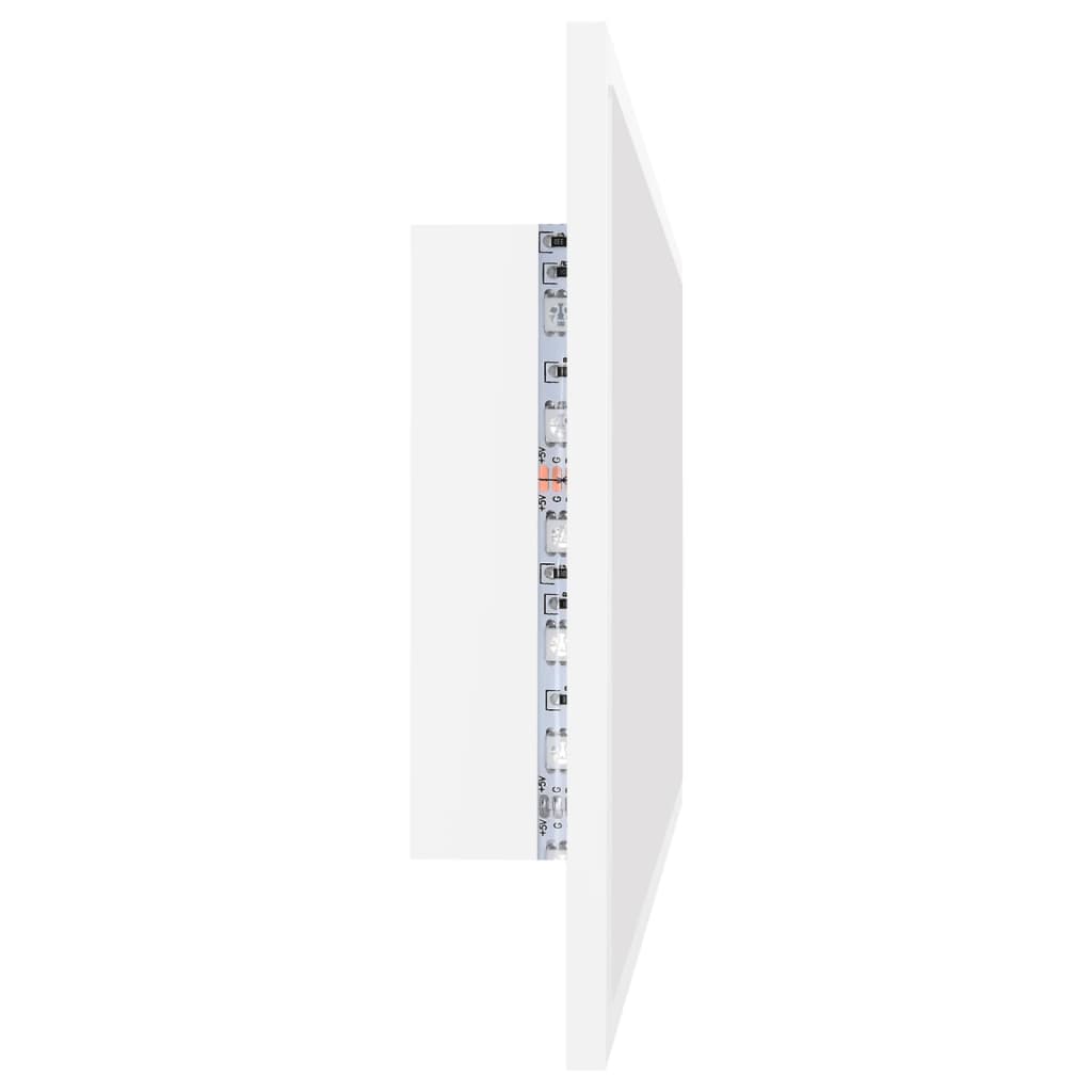 LED kupaonsko ogledalo bijelo 90 x 8,5 x 37 cm akrilno