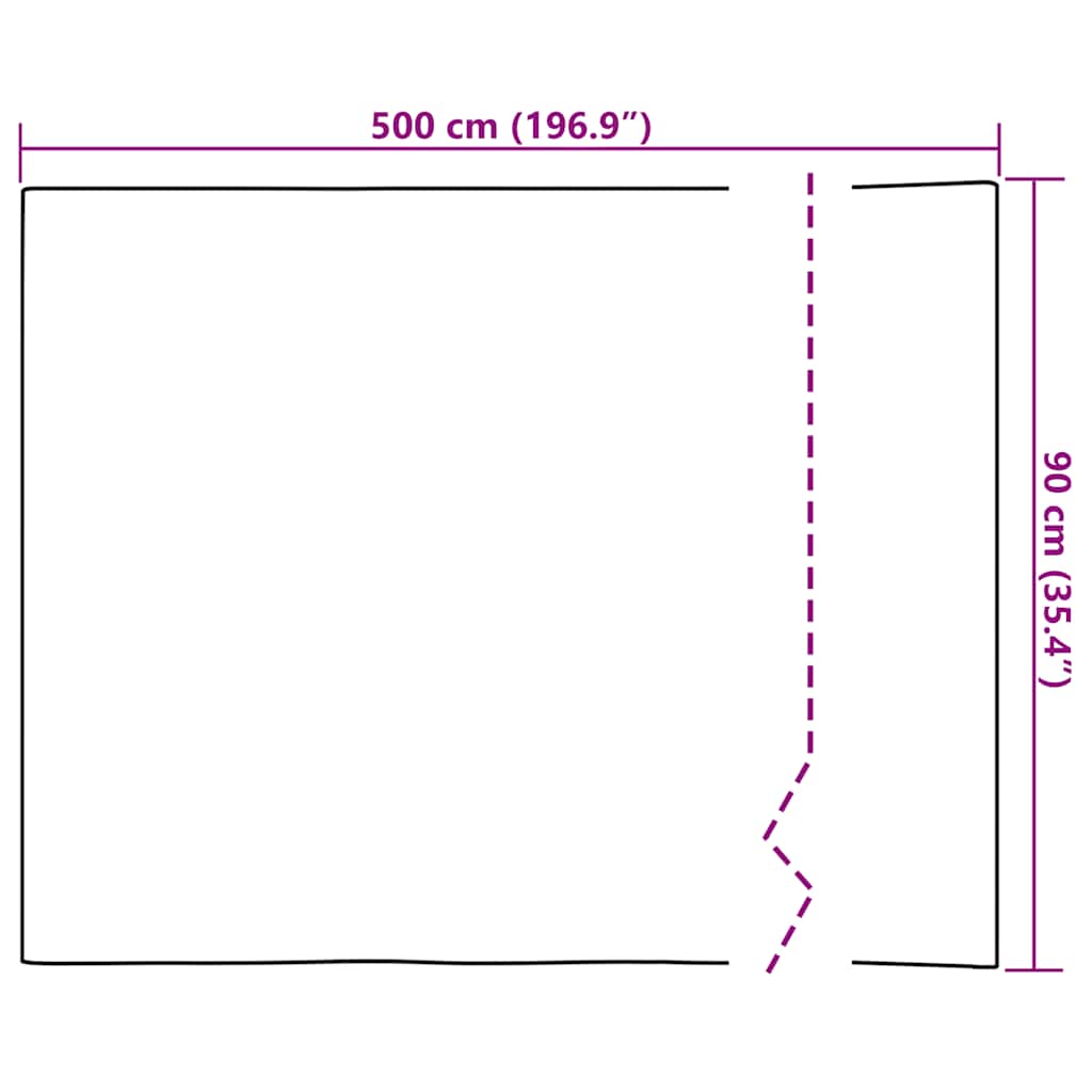 Samoljepljive folije za namještaj 2 kom smeđe 500 x 90 cm PVC