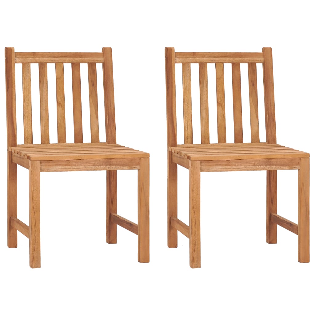 Vrtni blagovaonski set od 3 dijela 80x80 cm masivno tikovino drvo
