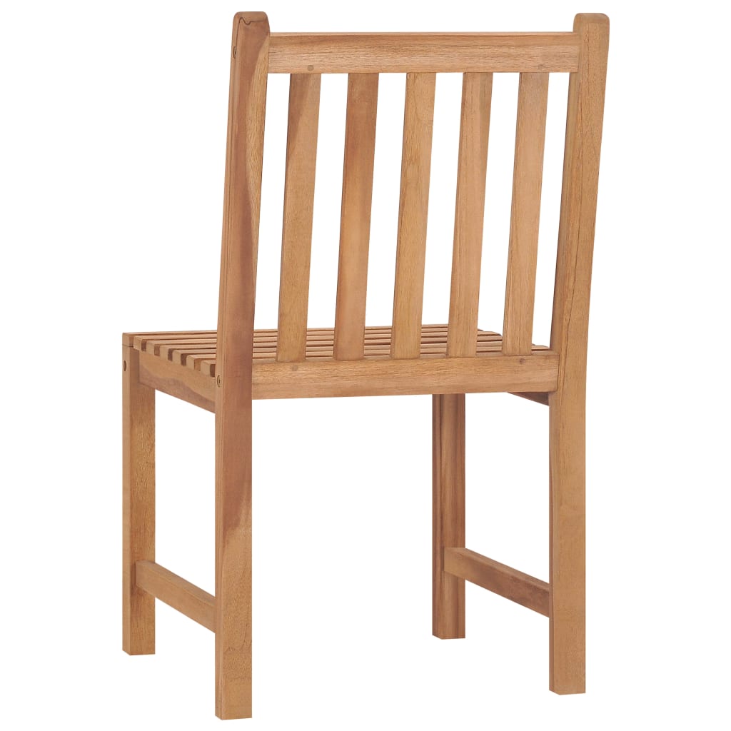 Vrtni blagovaonski set od 5 dijelova 80x80 cm masivno tikovino drvo
