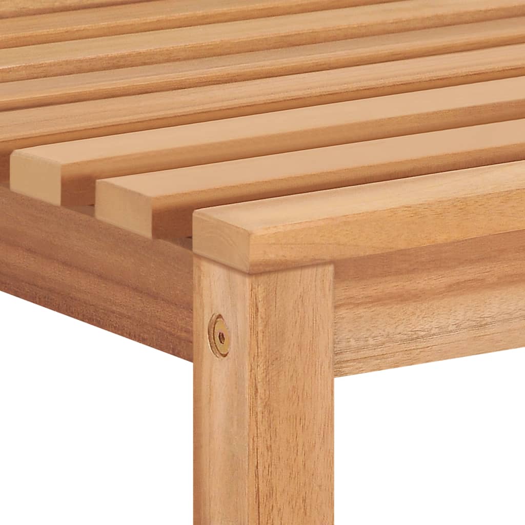 Vrtni blagovaonski set od 5 dijelova 80x80 cm masivno tikovino drvo