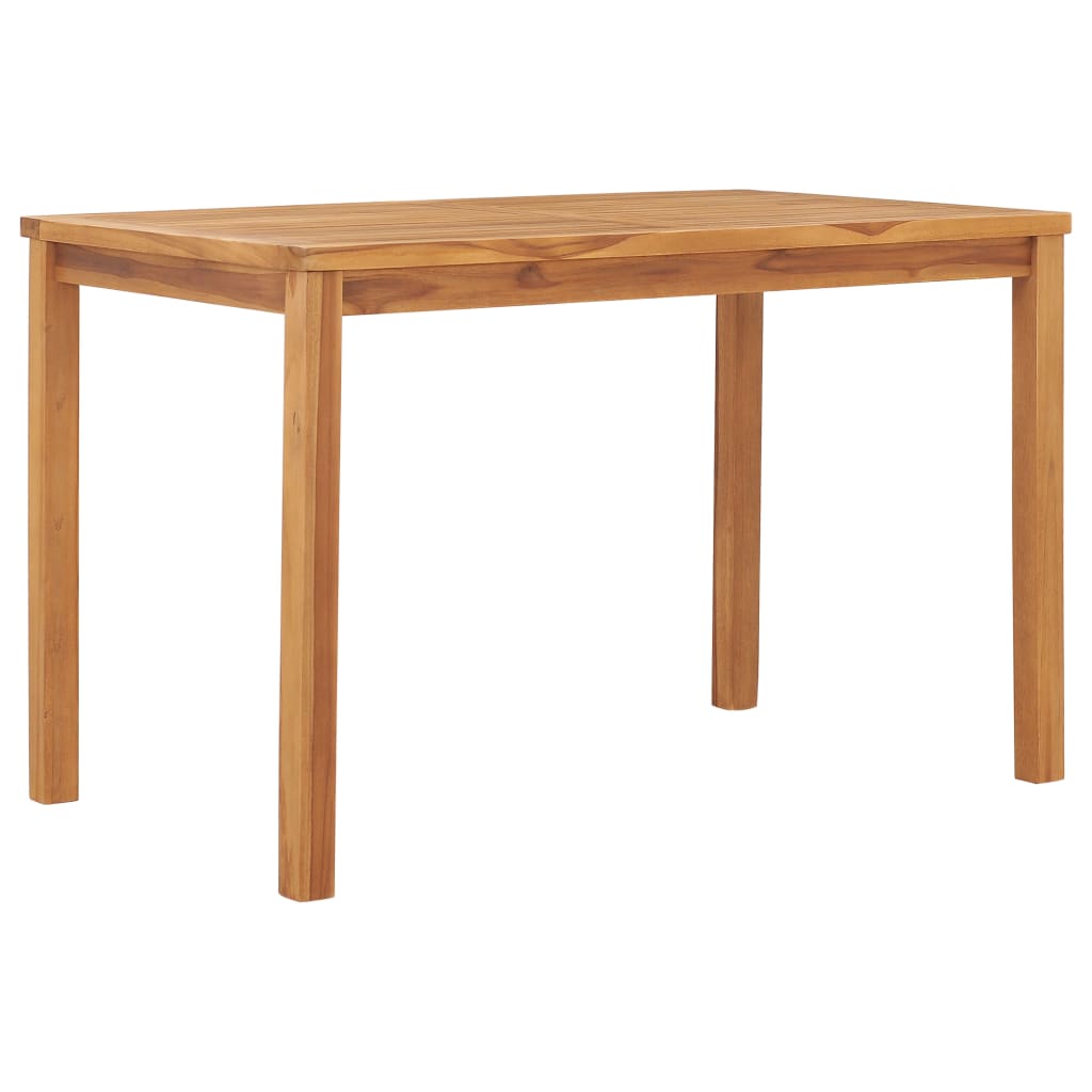 Vrtni blagovaonski set od 7 dijelova 120 x 70 cm masivno tikovino drvo
