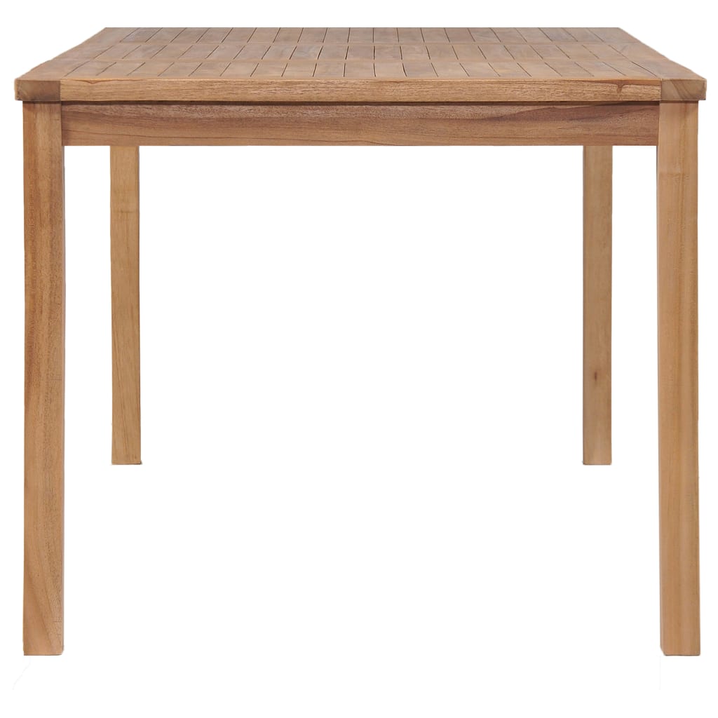 Vrtni blagovaonski set od 7 dijelova 150 x 90 cm masivno tikovino drvo