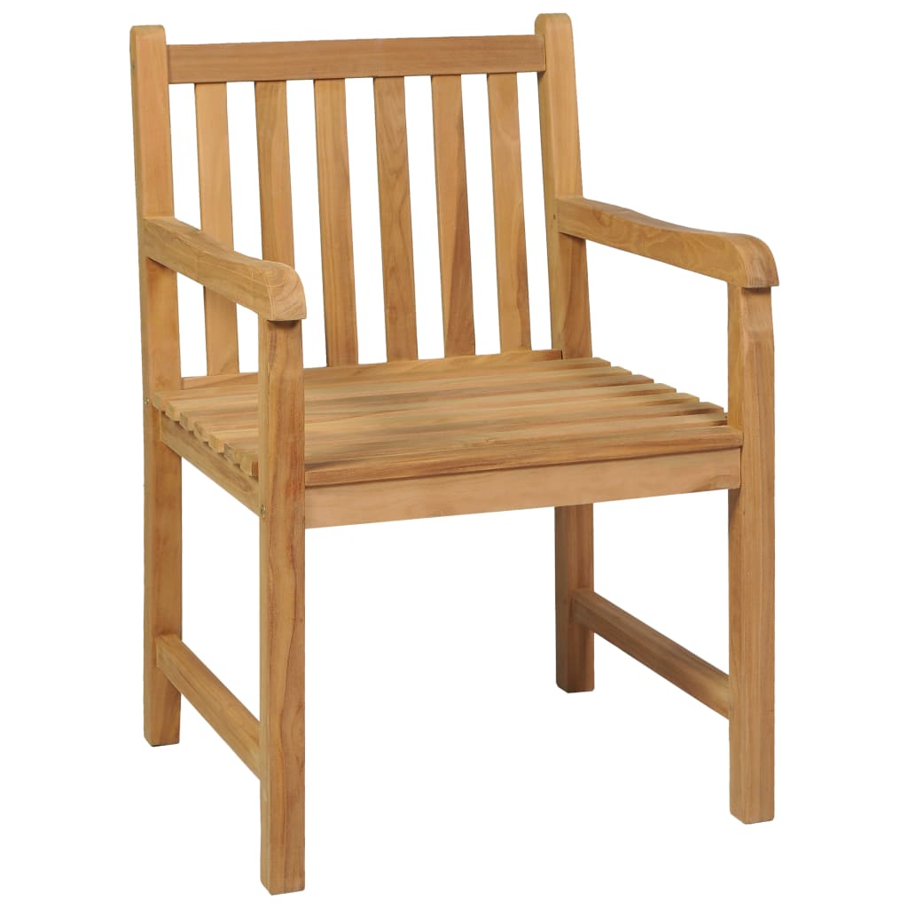 Vrtni blagovaonski set od 5 dijelova 150 x 90 cm masivno tikovino drvo