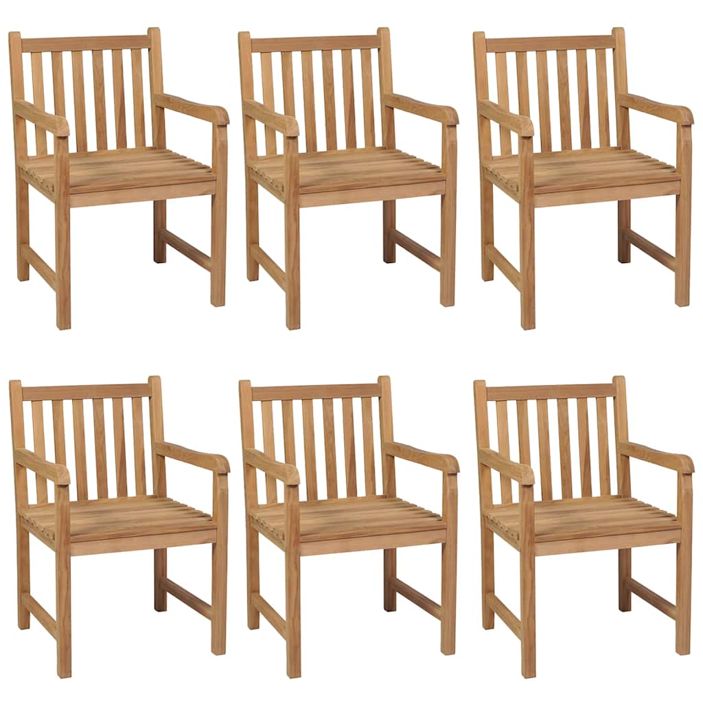 Vrtni blagovaonski set od 7 dijelova 150 x 90 cm masivno tikovino drvo