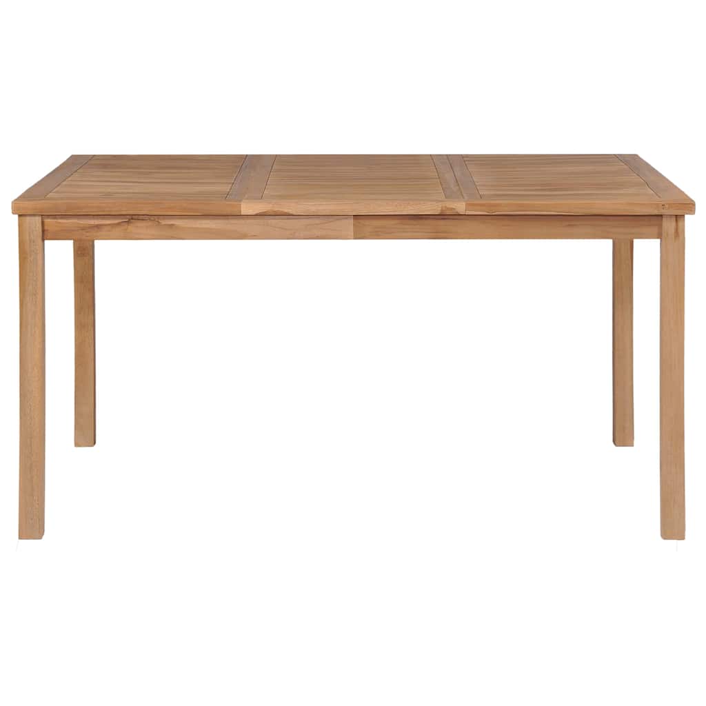 Vrtni blagovaonski set od 7 dijelova 150 x 90 cm masivno tikovino drvo