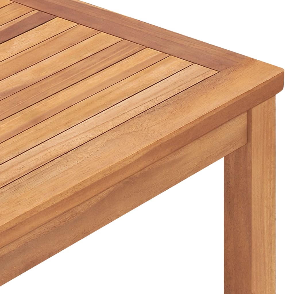 Vrtni blagovaonski set od 7 dijelova 160x80 cm masivno tikovino drvo