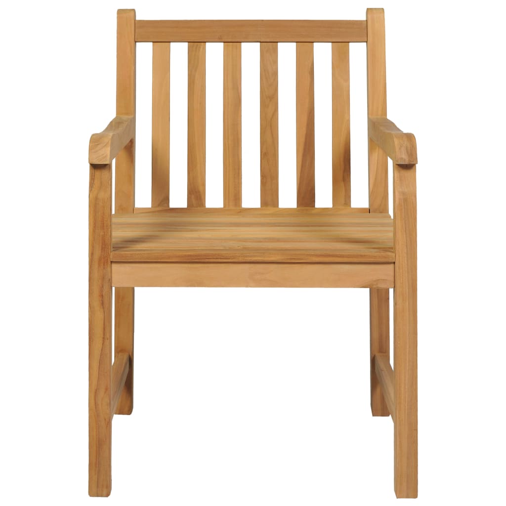 Vrtni blagovaonski set od 5 dijelova 180 x 90 cm masivno tikovino drvo