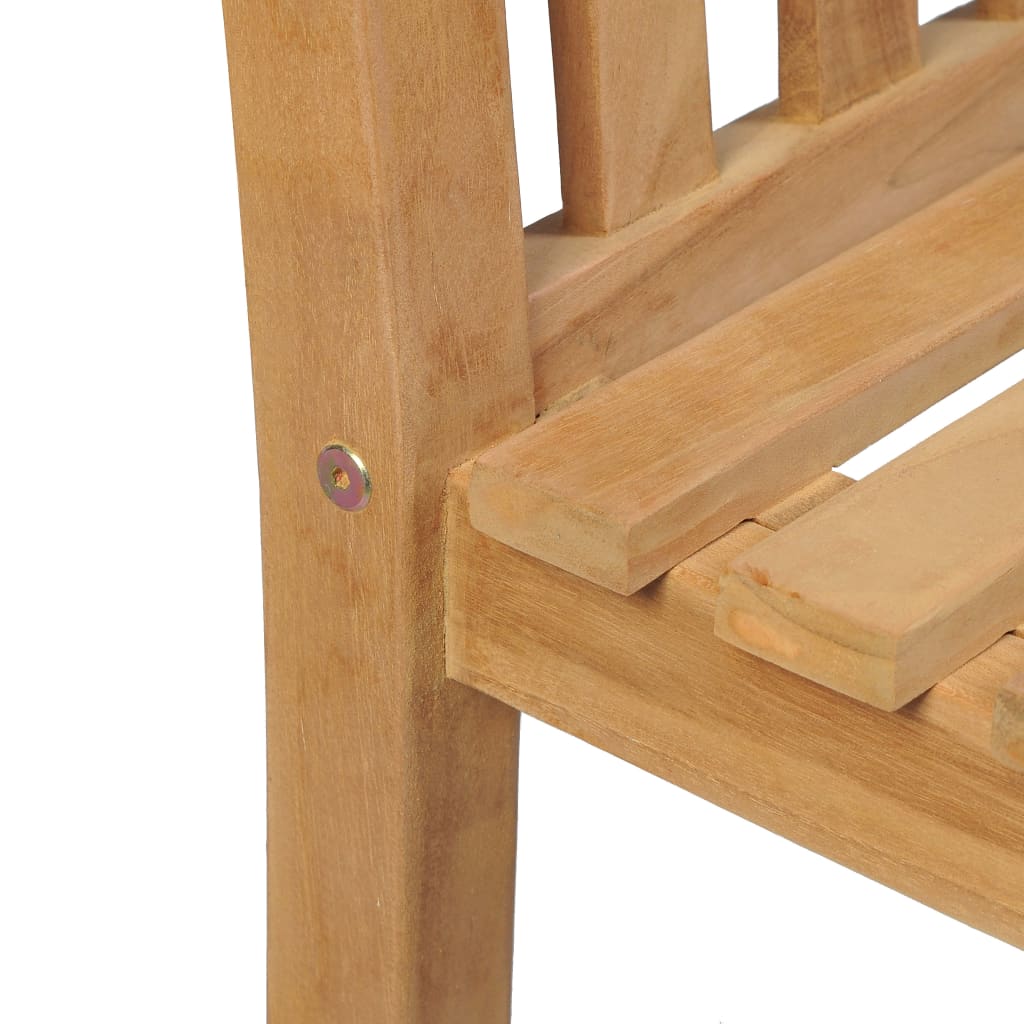 Vrtni blagovaonski set od 5 dijelova 180 x 90 cm masivno tikovino drvo