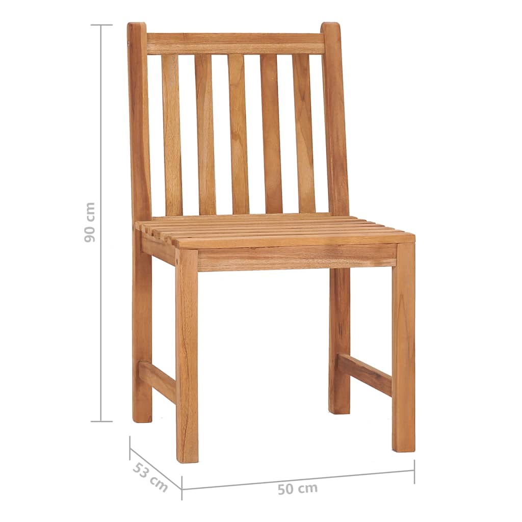 Vrtni blagovaonski set od 7 dijelova 200 x 100 cm masivno tikovino drvo