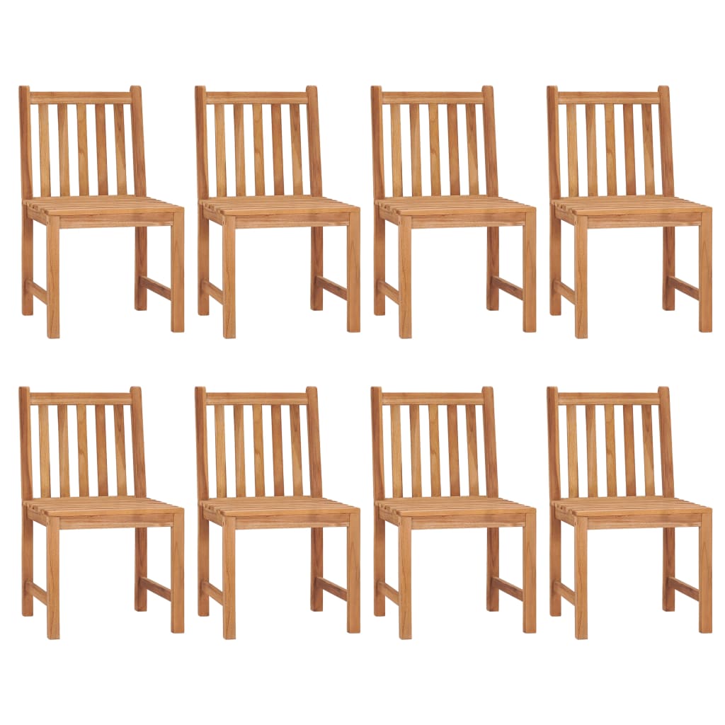 Vrtni blagovaonski set od 9 dijelova 200 x 100 cm masivno tikovino drvo