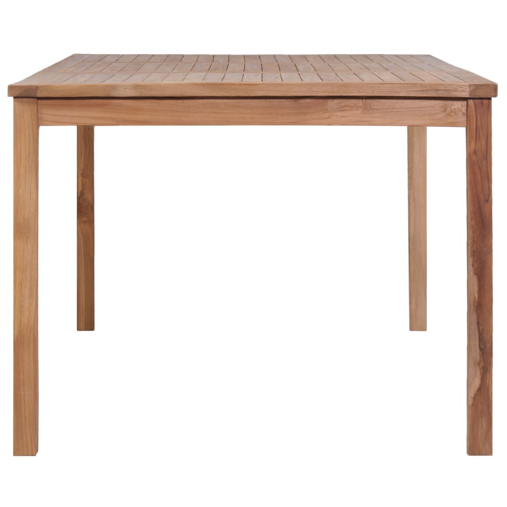 Vrtni blagovaonski set od 9 dijelova 200 x 100 cm masivno tikovino drvo