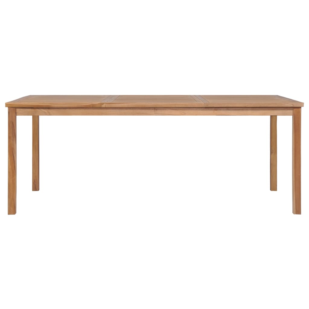 Vrtni blagovaonski set od 9 dijelova 200 x 100 cm masivno tikovino drvo