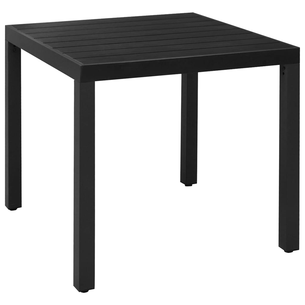 3-dijelni vrtni blagovaonski set crni