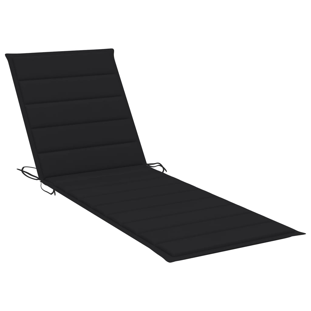 Vrtna ležaljka sa stolićem i jastukom masivno bagremovo drvo