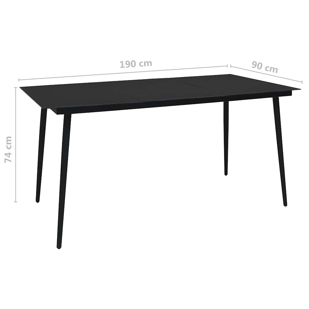7-dijelni vrtni blagovaonski set