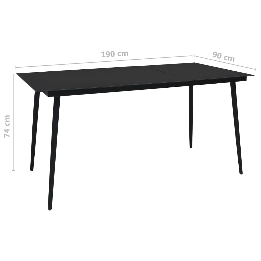 9-dijelni vrtni blagovaonski set