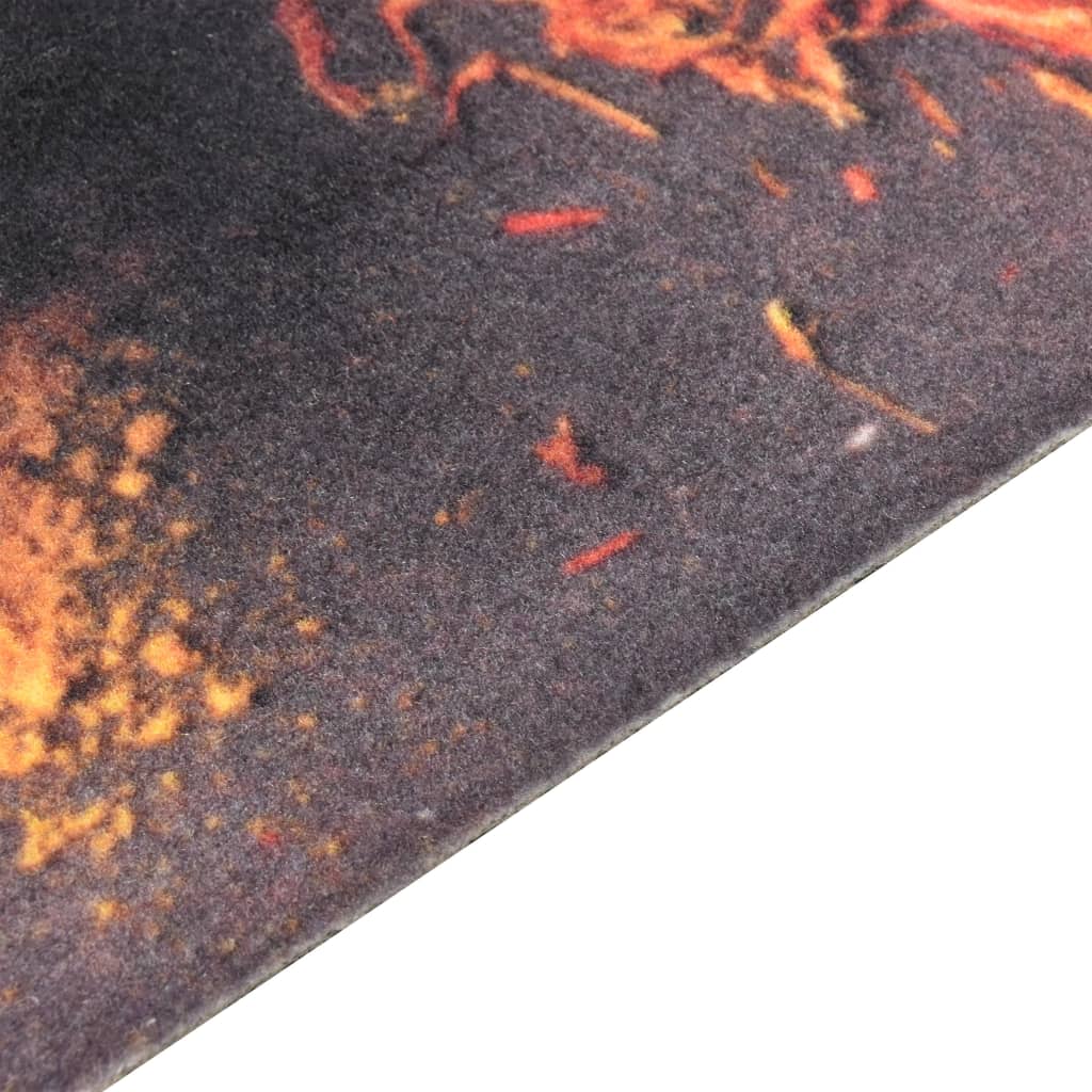 Kuhinjski tepih s uzorkom žlica perivi 60 x 300 cm