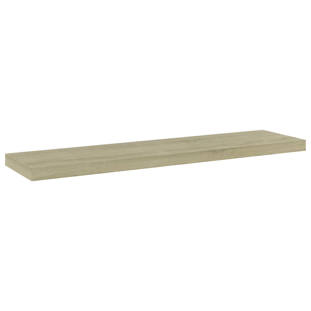 Police za knjige 4 kom boja hrasta sonome 40x10x1,5 cm drvene