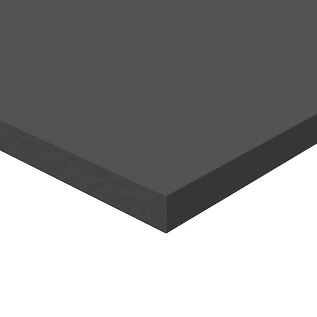Police za knjige 4 kom sive 40 x 50 x 1,5 cm od iverice