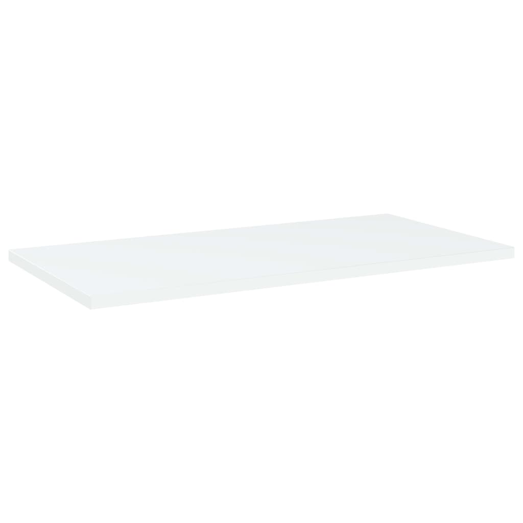 Police za knjige 4 kom bijele 60 x 30 x 1,5 cm od iverice