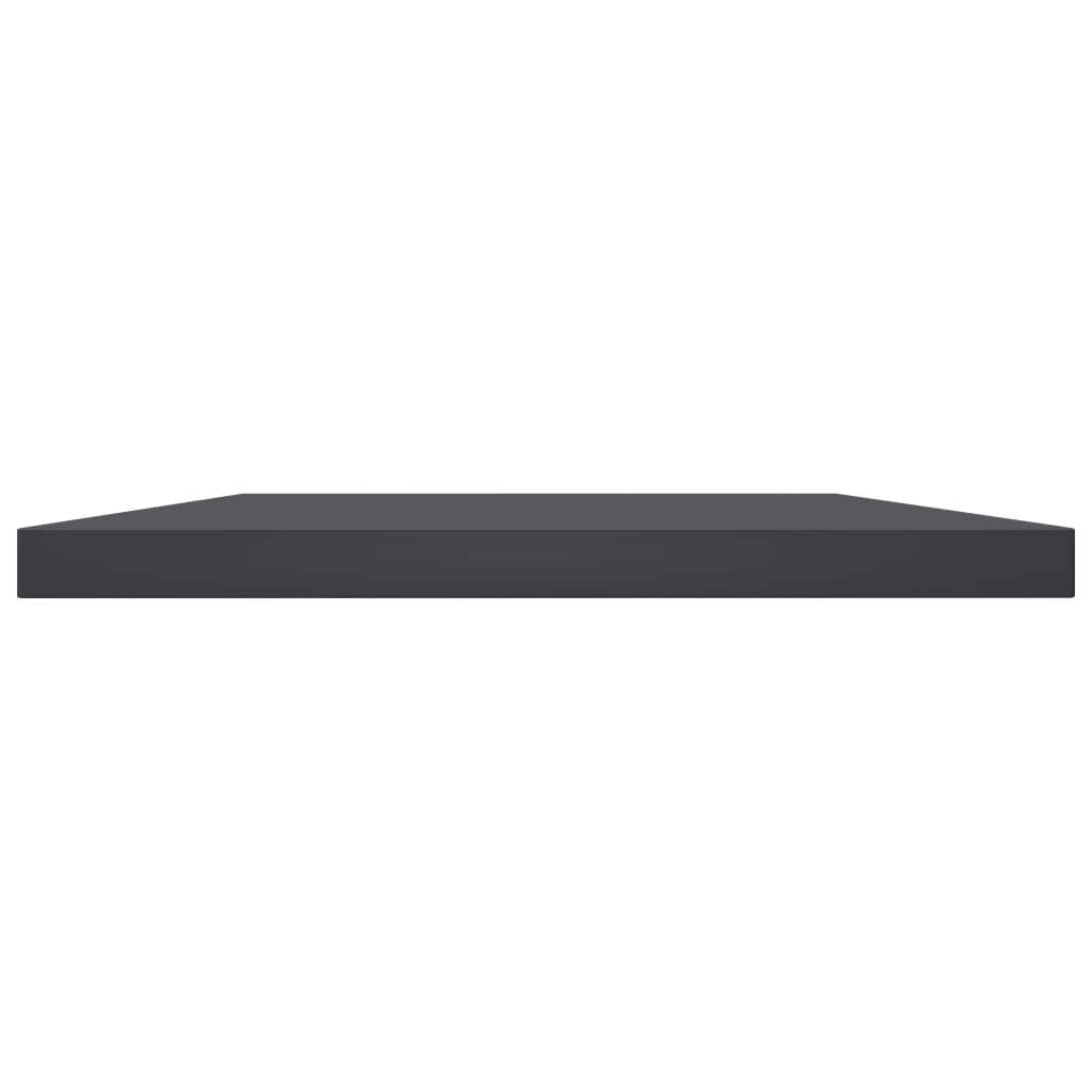 Police za knjige 8 kom sive 100 x 20 x 1,5 cm od iverice
