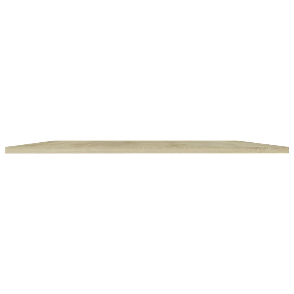 Police za knjige 4 kom boja hrasta sonome 100x50x1,5 cm iverica