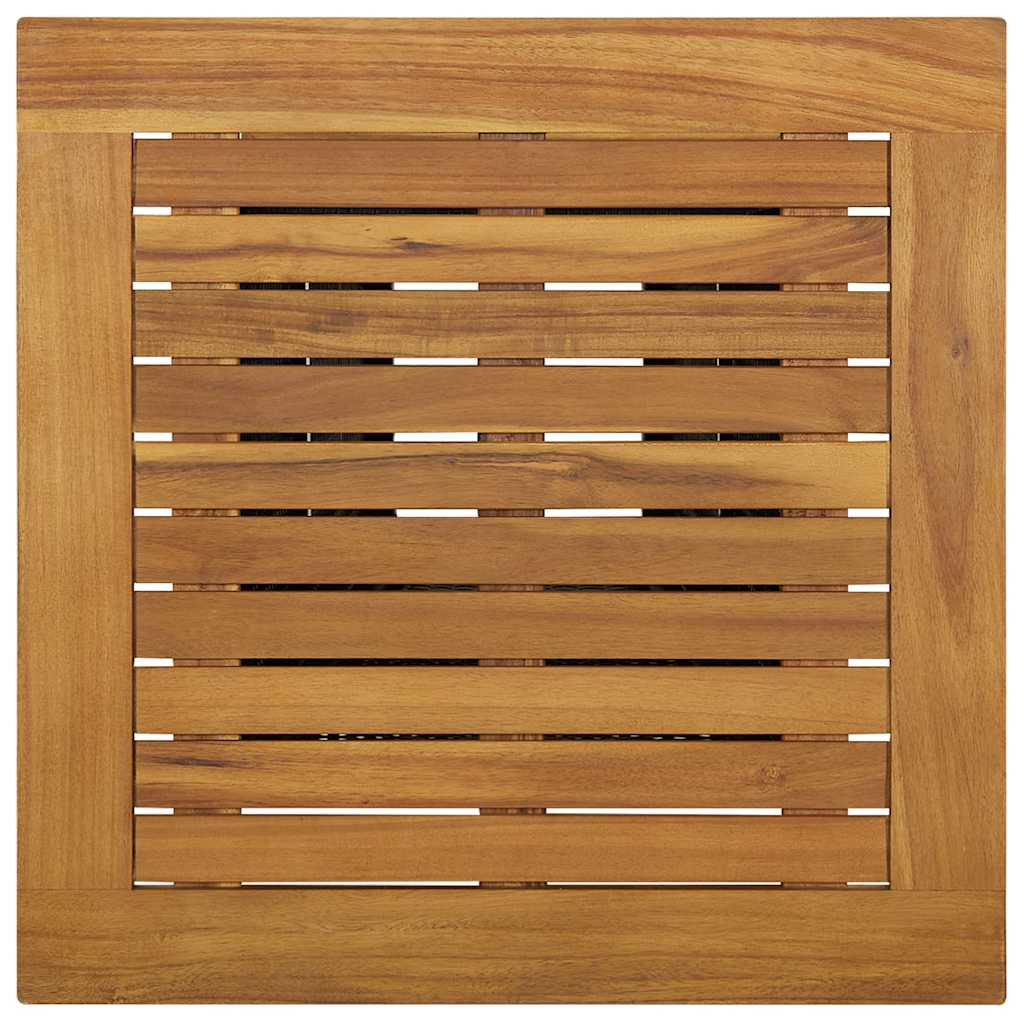 5-dijelni vrtni barski set od poliratana s jastucima crni Crna 60 cm table length