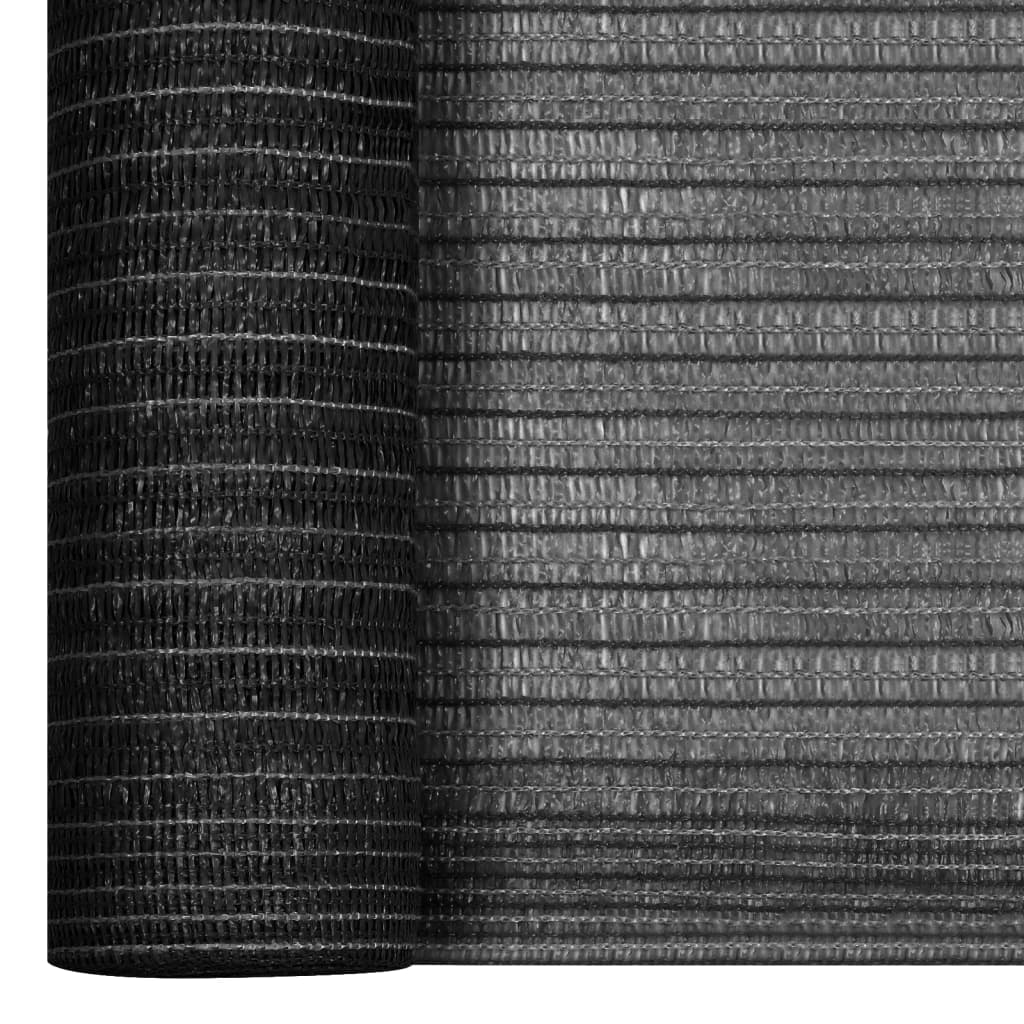 Mreža za privatnost antracit 2 x 25 m HDPE 75 g/m²