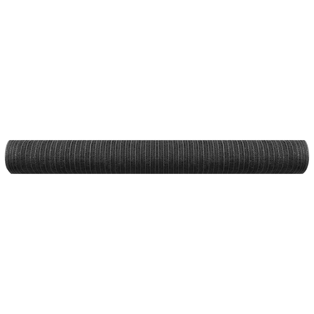 Mreža za privatnost antracit 2 x 25 m HDPE 75 g/m²