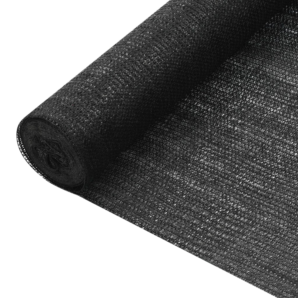 Mreža za privatnost crna 2 x 50 m HDPE 75 g/m²