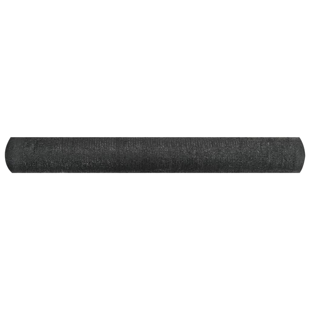 Mreža za privatnost crna 1,5 x 50 m HDPE 195 g/m²
