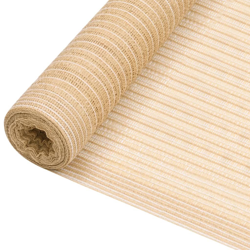 Mreža za privatnost bež 2 x 10 m HDPE 195 g/m²
