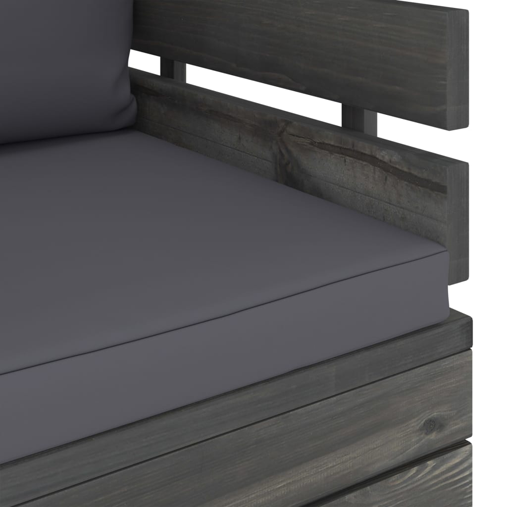 Vrtna fotelja od borovine s jastucima
