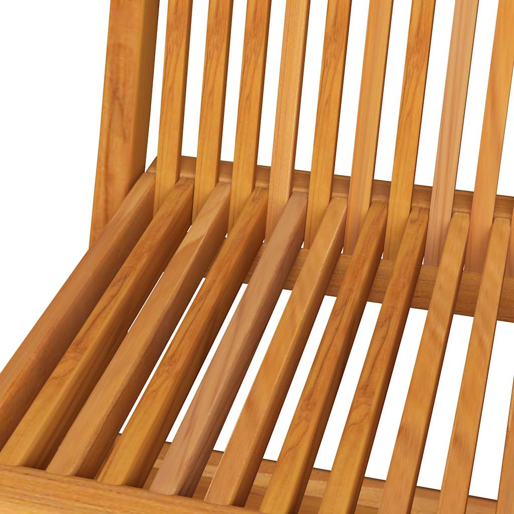Vrtne stolice s kraljevski plavim jastucima 4 kom od tikovine