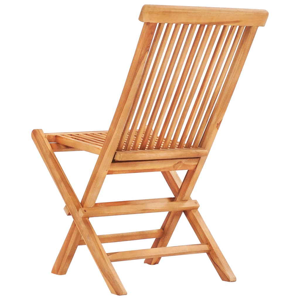 3-dijelni bistro set sa zelenim jastucima od masivne tikovine