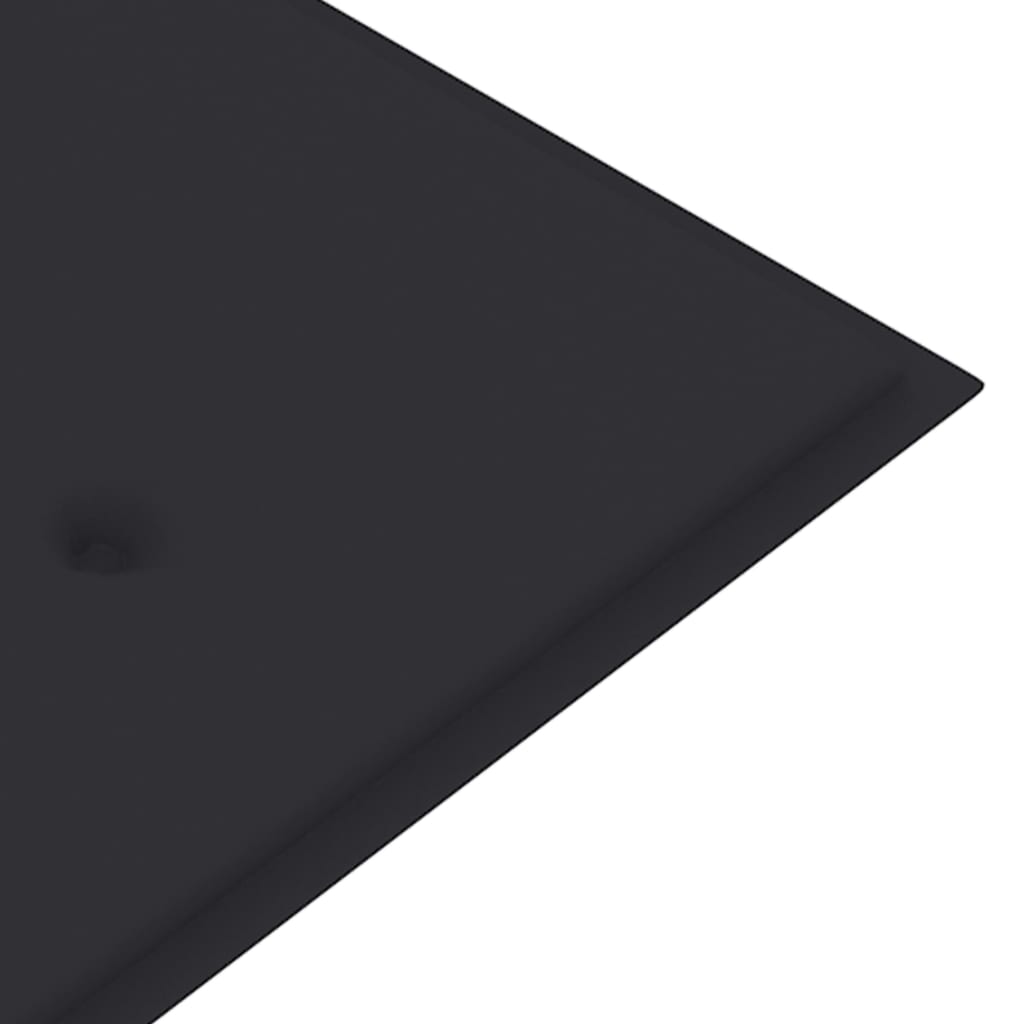 Složiva vrtna klupa s jastukom 159 cm od masovne tikovine