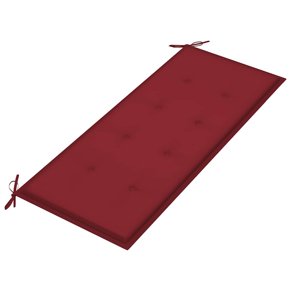 Vrtna klupa s jastukom 120 cm od bambusa