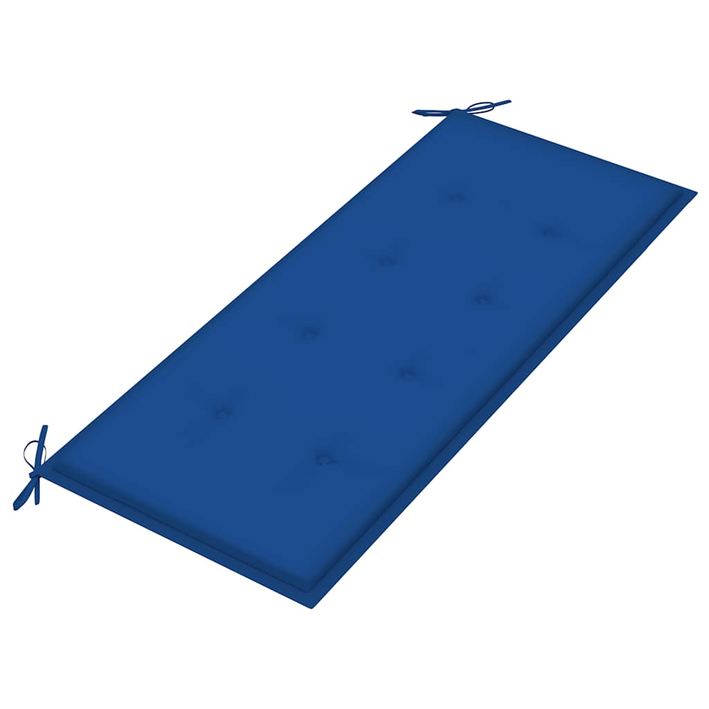 Vrtna klupa s jastukom 120 cm od bambusa
