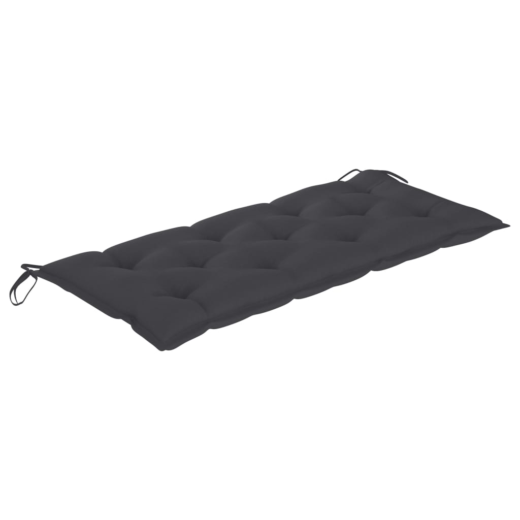 Vrtna klupa s jastukom 120 cm od bambusa
