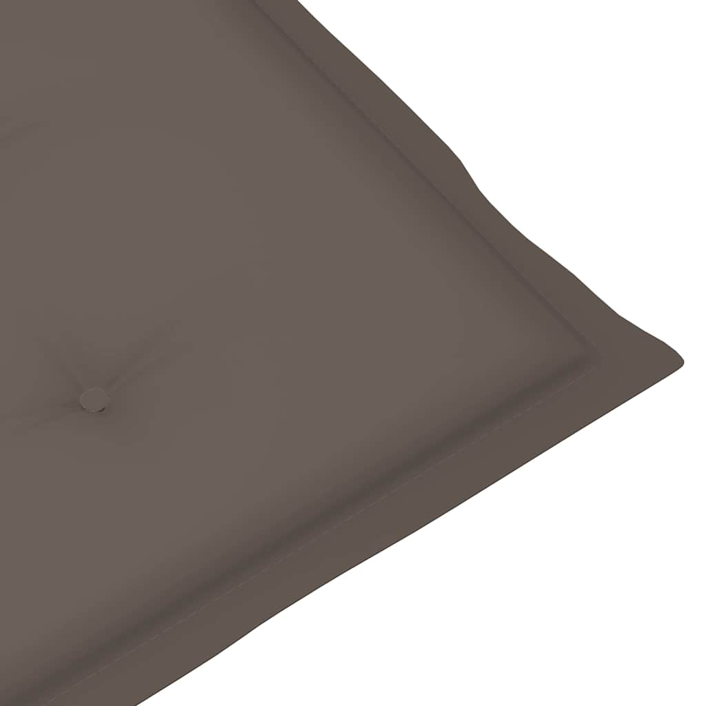 Vrtna ležaljka s osloncem za noge i jastukom bagremovo drvo