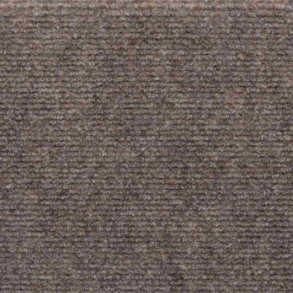 Prostirke za stepenice samoljepljive 15 kom 65x21x4 cm bež pravokutni rub