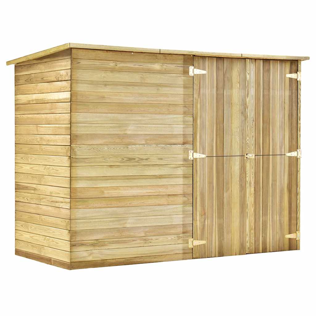 Vrtno spremište za bicikl 232x110x170 cm impregnirana borovina