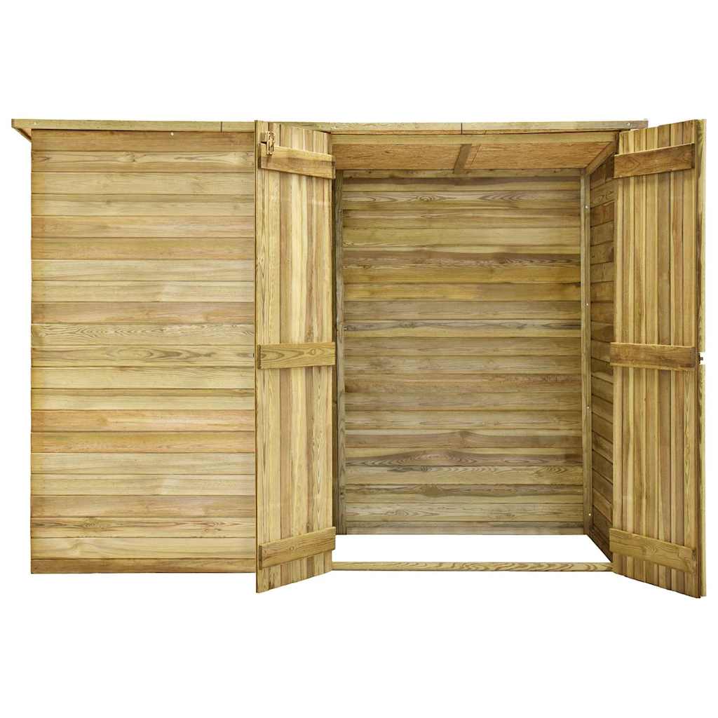 Vrtno spremište za bicikl 232x110x170 cm impregnirana borovina