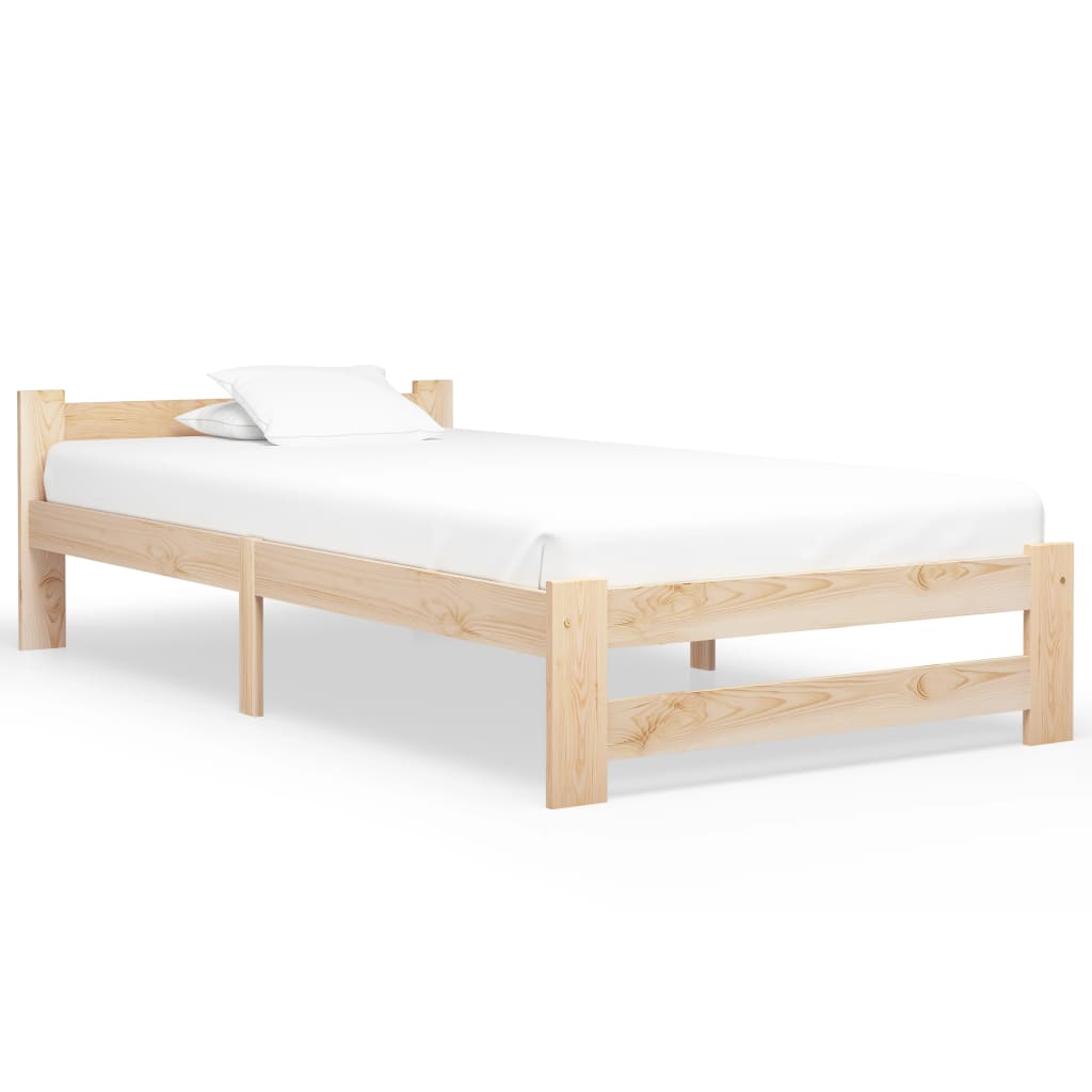 Okvir za krevet od masivne borovine 90 x 200 cm