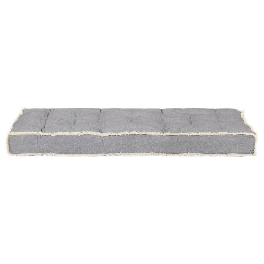 Jastuk za sofu od paleta antracit 120 x 80 x 10 cm