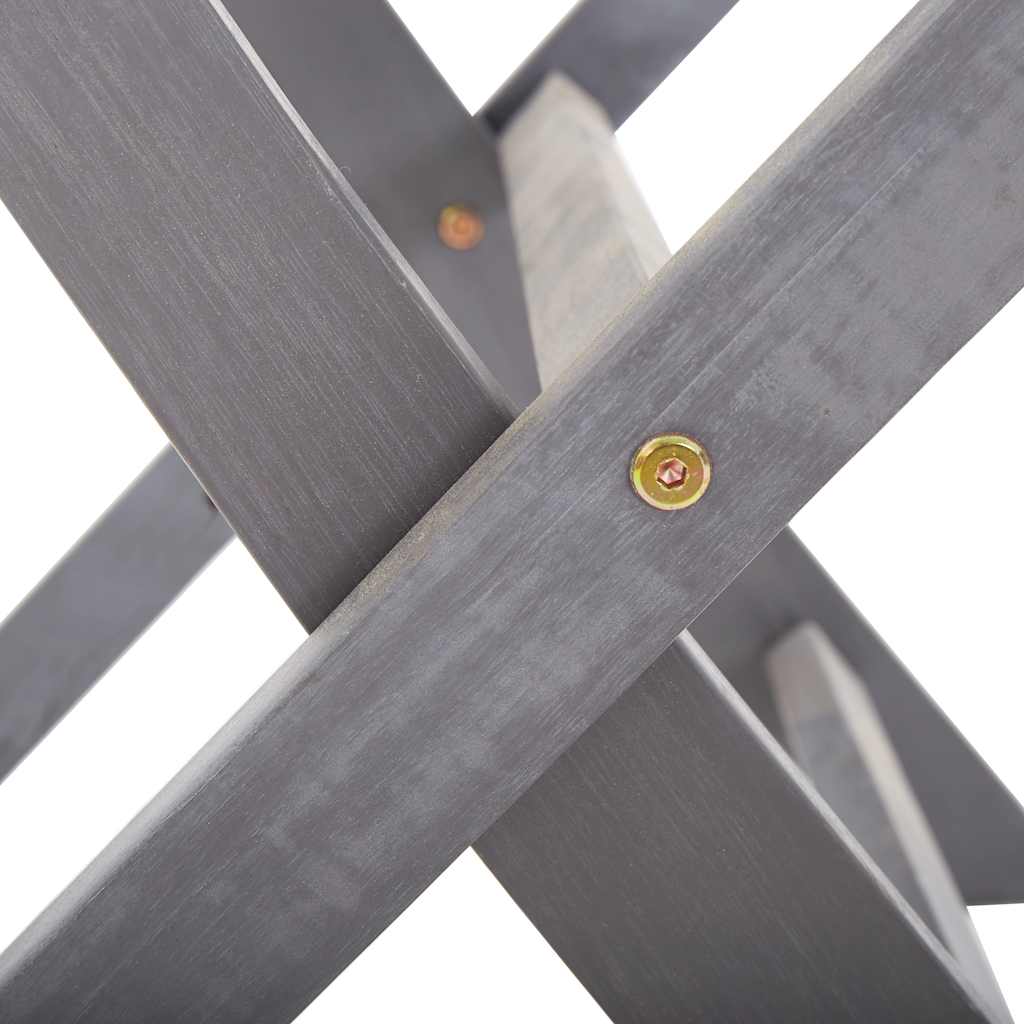 Sklopive vrtne stolice s jastucima 6 kom masivno bagremovo drvo